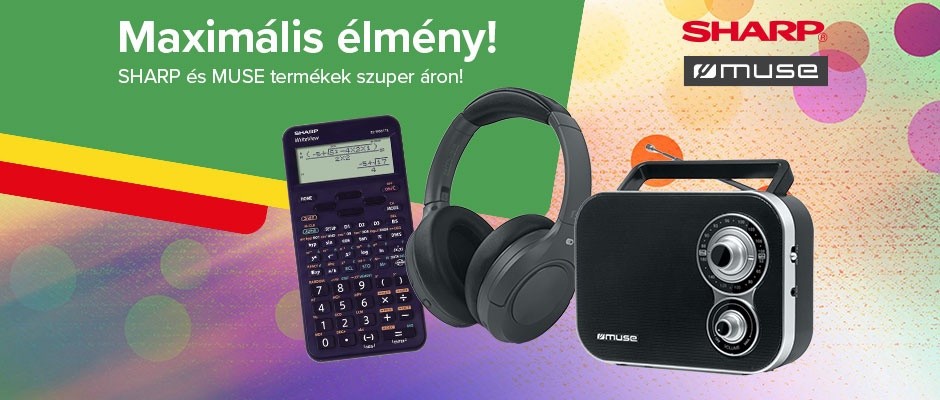 SHARP és MUSE temékek szuper áron!
