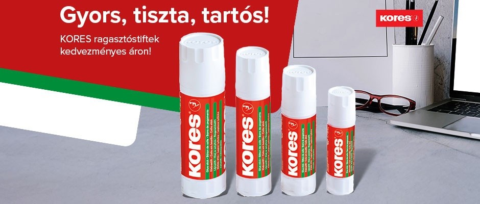 KORES ragasztóstiftek kedvezményes áron!
