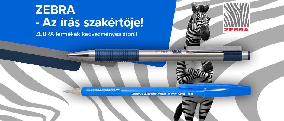 Vásároljon ZEBRA termékeket kedvezményes áron!