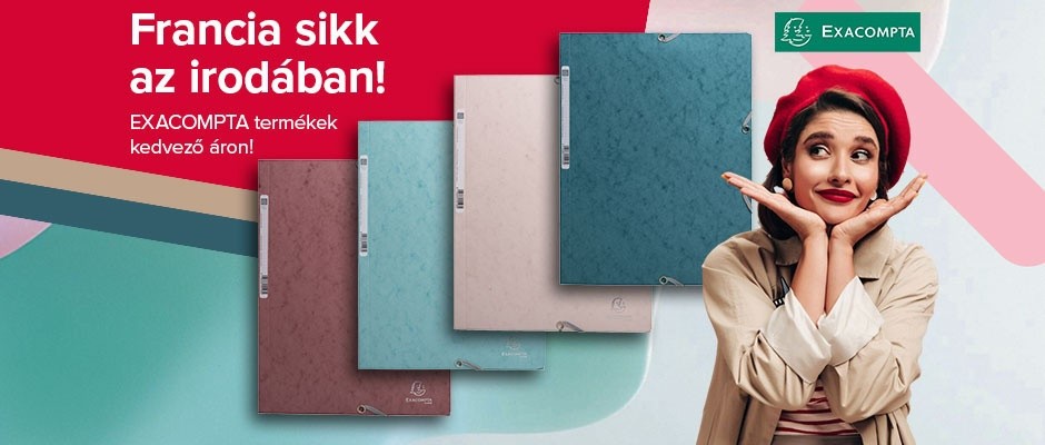 Vásároljon EXACOMPTA termékeket 10% kedvezménnyel!