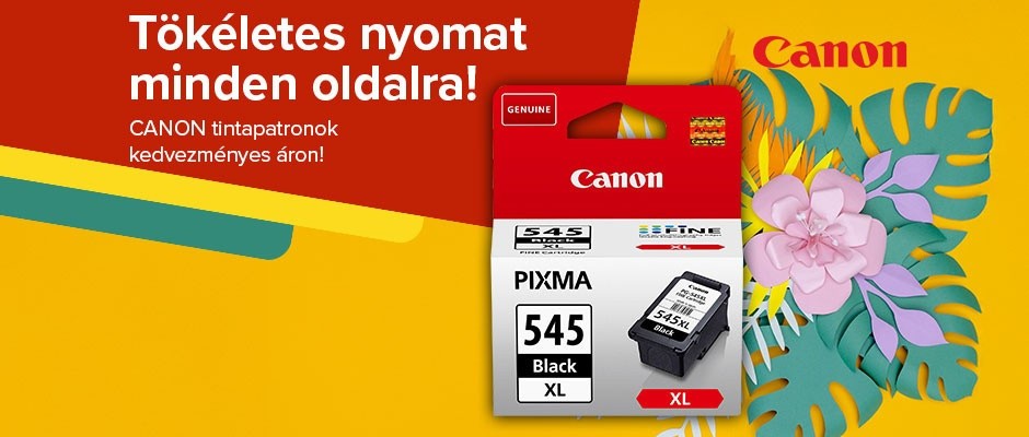 Vásároljon CANON tintapatronokat akár 20% kedvezménnyel!