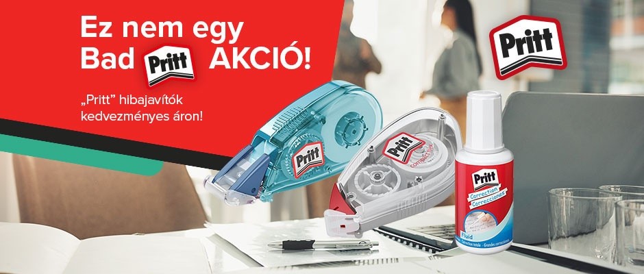 Vásároljon HENKEL „Pritt” hibajavítókat akár 20% kedvezménnyel!