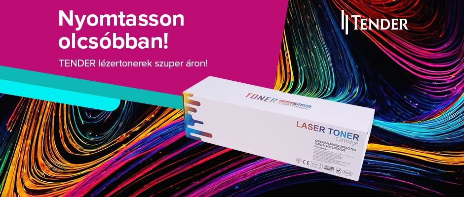 Vásároljon TENDER lézertonereket szuper áron!