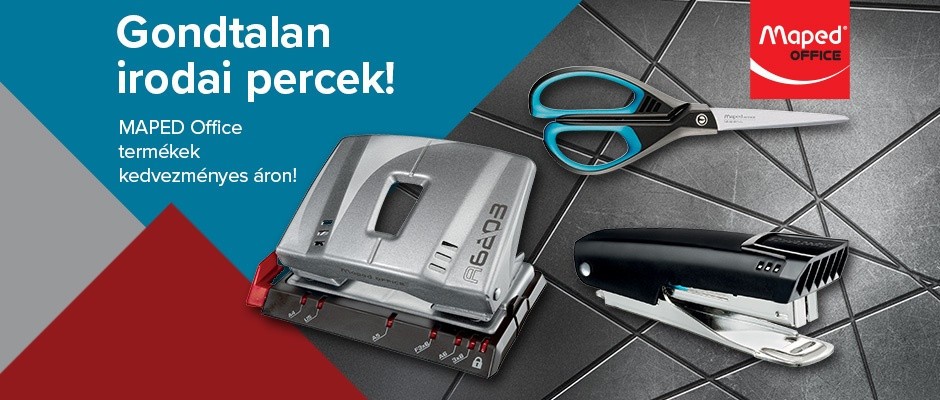 Vásároljon MAPED Office termékeket 25% kedvezménnyel!