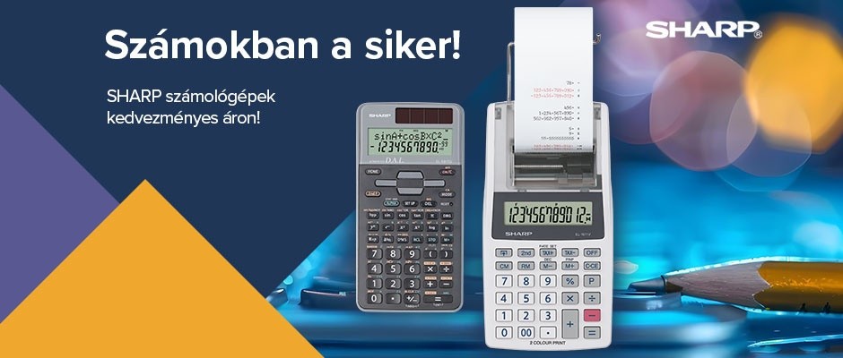 SHARP számológépek kedvezményes áron!