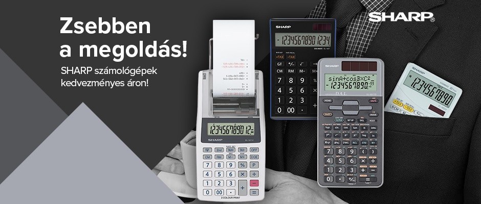 SHARP számológépek kedvezményes áron!