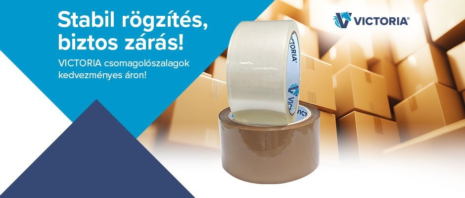 VICTORIA csomagolószalagok 15% kedvezménnyel!